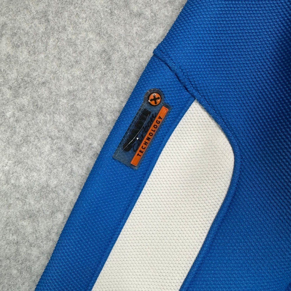 Cannondale Men L Cycling Jacket Blue Black White Full Zip Performance Sportswear - Picture 6 of 12
